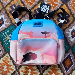 Star Wars The Empire Strikes Back 40th Anniversary Blue Pink Backpack Funko Bag